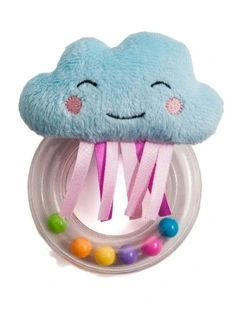 Cheerful Cloud Rattle Toy