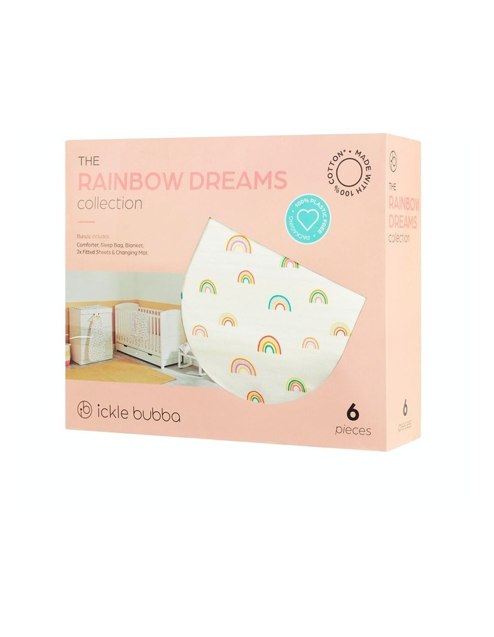 The Rainbow Dreams Collection 6 Piece Nursery Starter Set