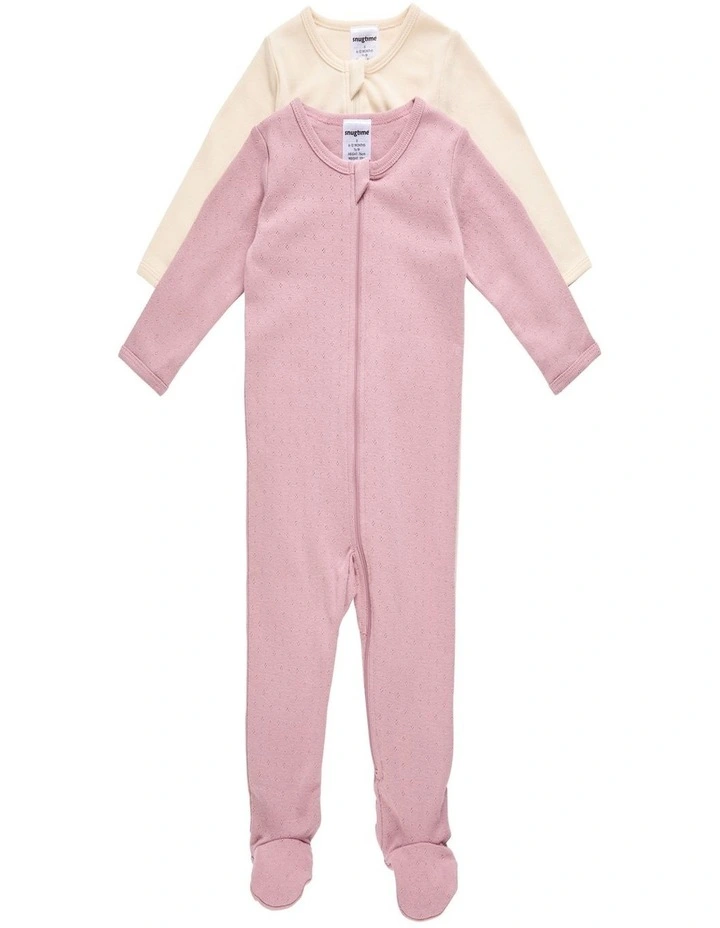 Organic Cotton Coverall Pack Of 2 in Multi image 1