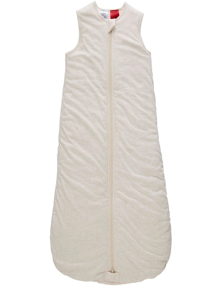 Sleeveless Padded Sleeping Bag in Cream image 1