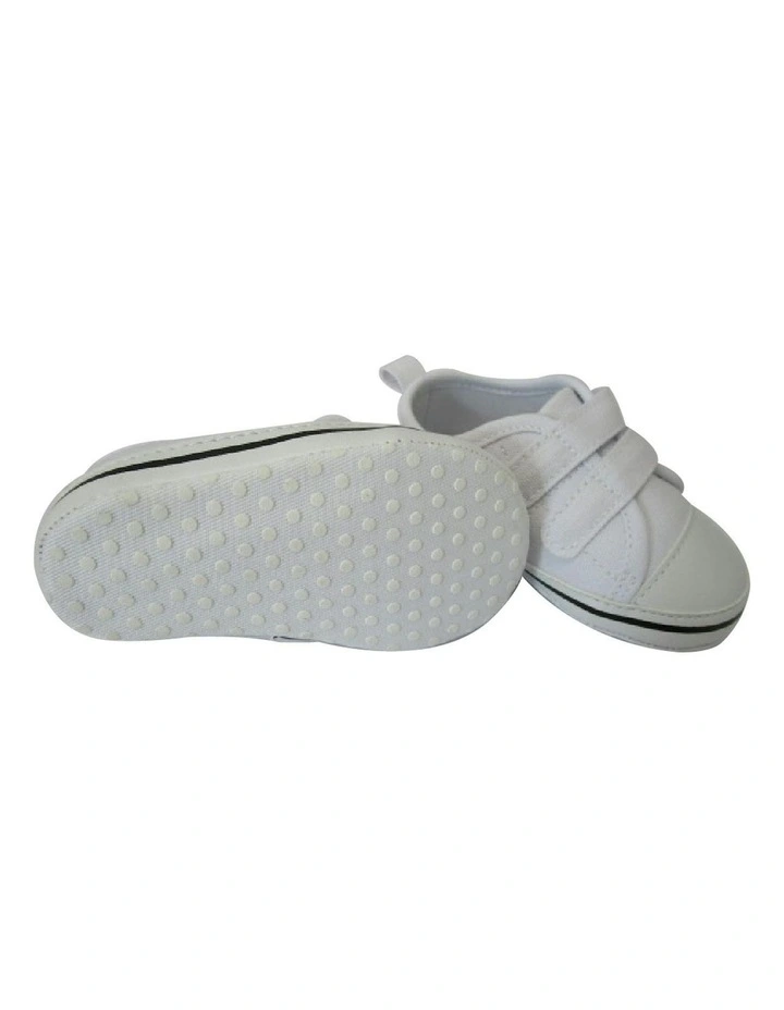 Velcro Sneaker in White image 2