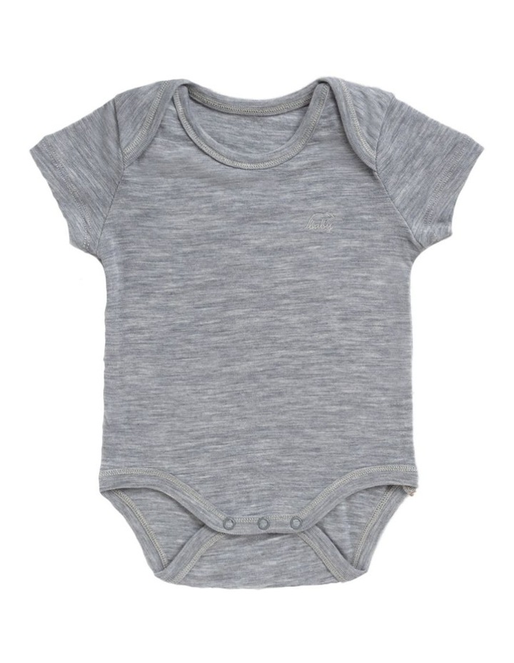 Short Sleeve Bodysuit in Grey