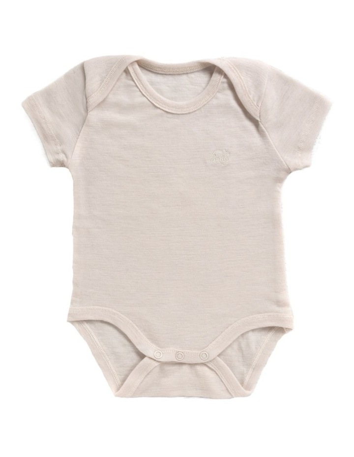 Short Sleeve Bodysuit in Cream