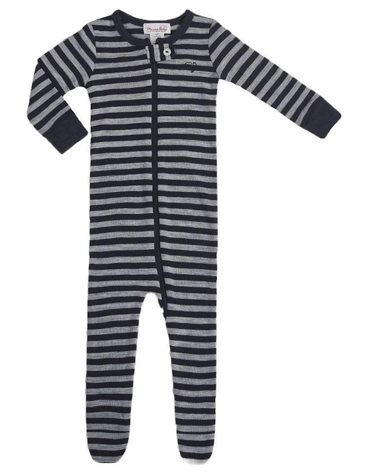 Coverall in Navy Stripe Navy