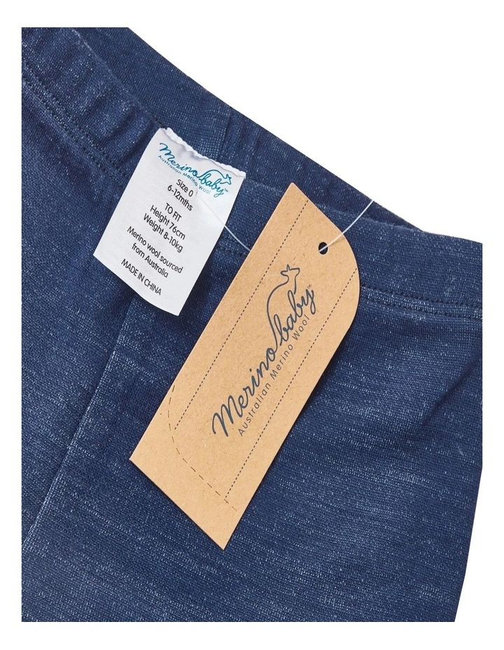 Pant in Navy Marle image 3
