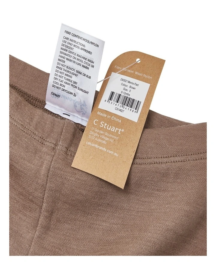 Pant in Brown Marle image 4