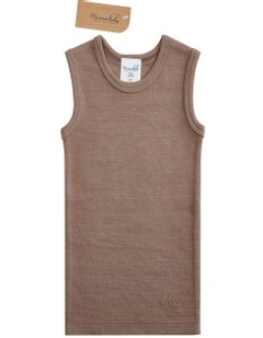 Vest in Brown Marle