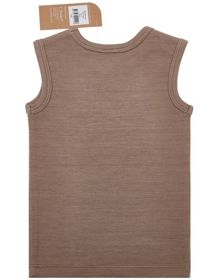 Vest in Brown Marle image 2