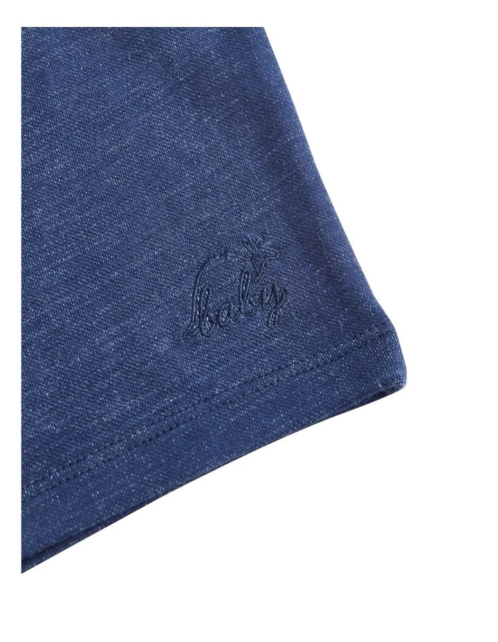 Vest in Navy Marle image 5