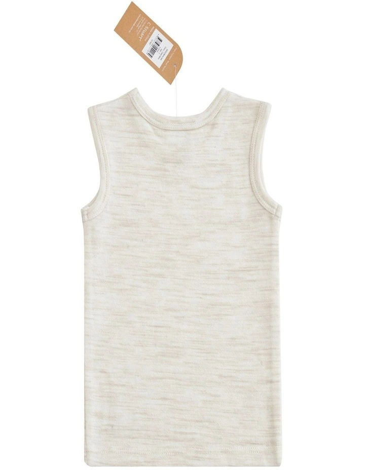 Vest in Cream Marle image 2