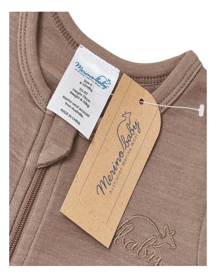 Coverall in Brown Marle image 3
