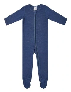 Coverall in Navy Marle
