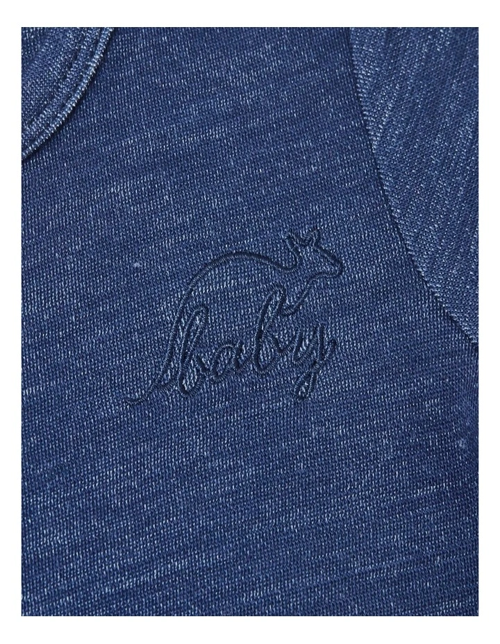 Coverall in Navy Marle image 5