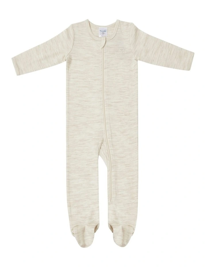 Coverall in Cream Marle image 1