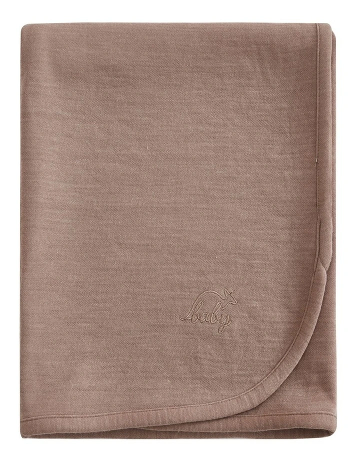Blanket in Brown Marle image 2
