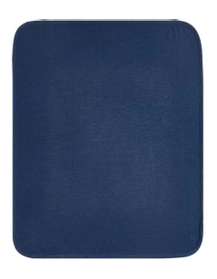 Blanket in Navy Marle