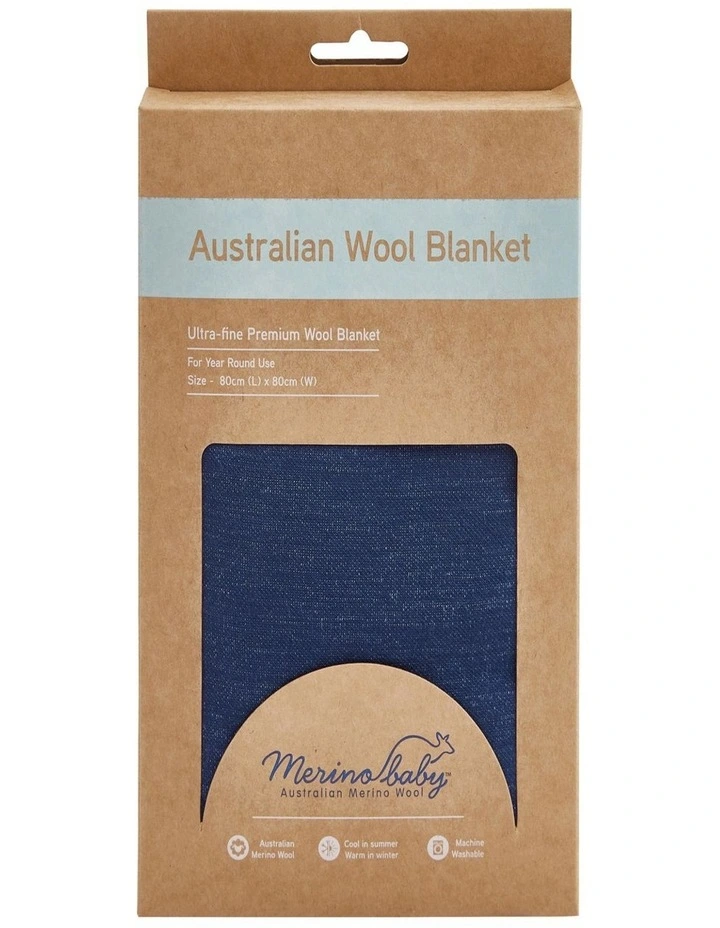 Blanket in Navy Marle image 6