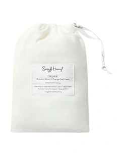 Organic Bassinet Sheet / Change Pad Cover in Milk