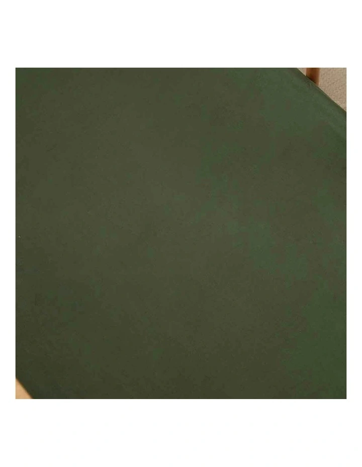 Organic Bassinet Sheet / Change Pad Cover in Olive image 2