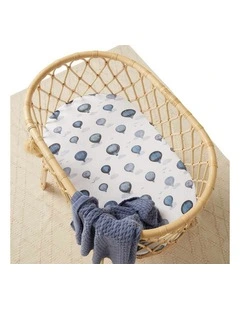 Organic Bassinet Sheet /Change Pad Cover in Multi