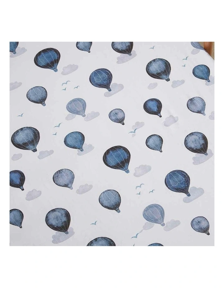 Organic Bassinet Sheet /Change Pad Cover in Multi image 2