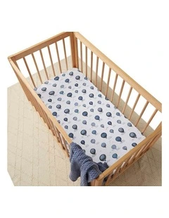 Organic Fitted Cot Sheet in Multi