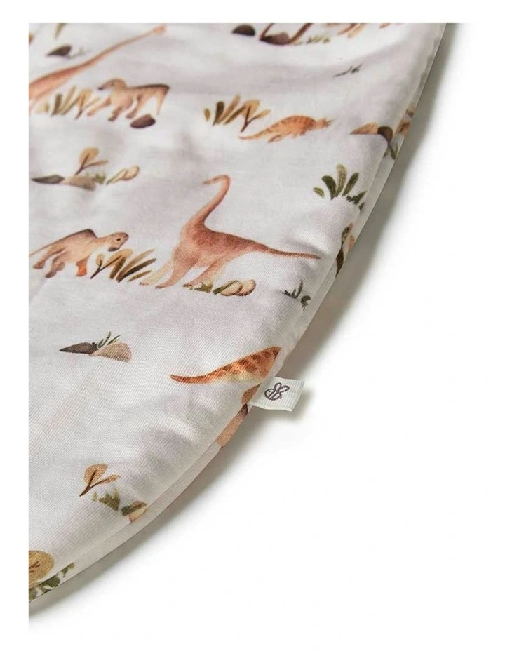 Dino Organic Sleeping Bag 2.5 Tog in White image 3