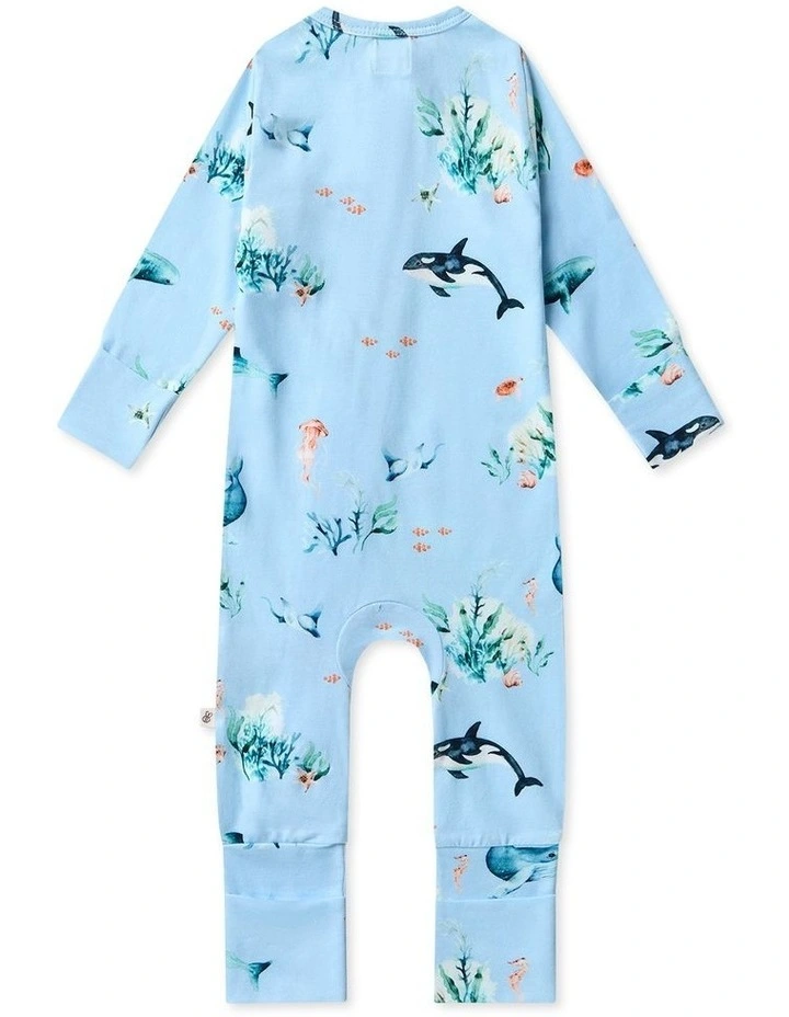 Convertible Romper in Blue image 2