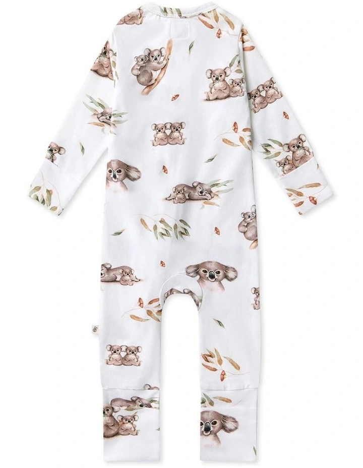 Koala Convertible Romper in White image 2