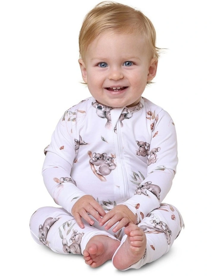 Koala Convertible Romper in White image 3