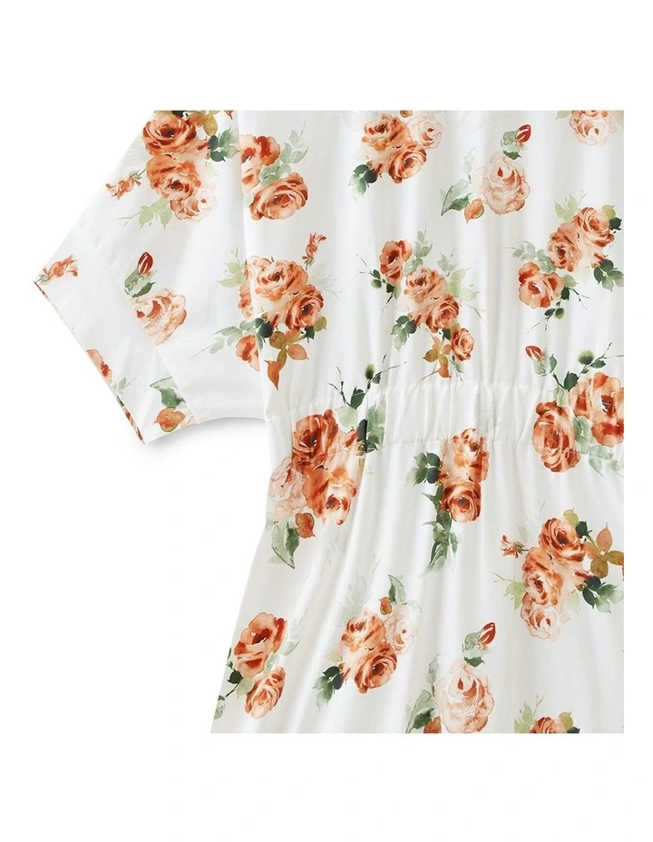 Organic Maternity Robe in Rosebud image 4