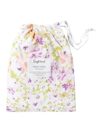 Organic Fitted Cot Sheet in Multi
