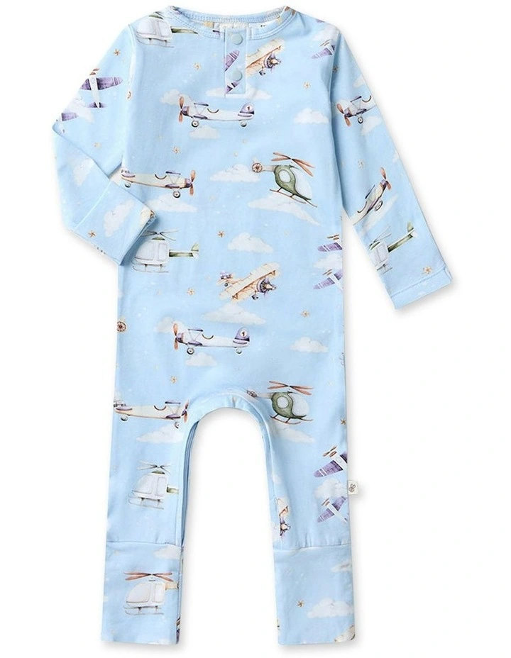 Taking Flight Organic Growsuit in Blue image 1