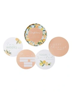 Citrus Squeeze & Peach Reversible Milestone Cards
