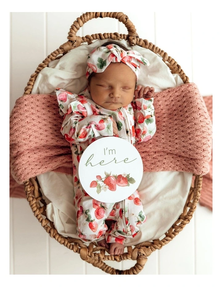 Strawberry & Moss Reversible Milestone Cards image 2