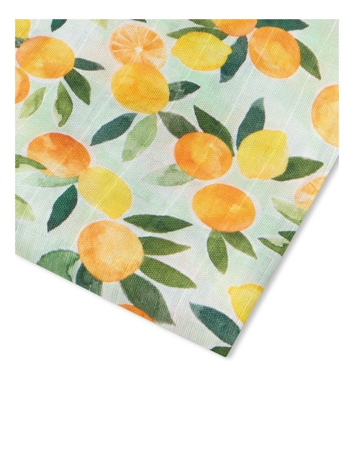 Citrus Squeeze Organic Muslin Wrap in Green image 2