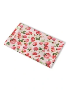 Strawberry Organic Muslin Wrap in Pink