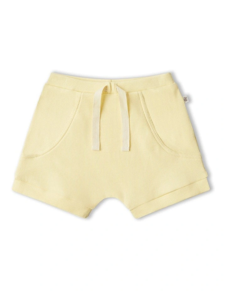 Sunlight Organic Shorts in Yellow image 1