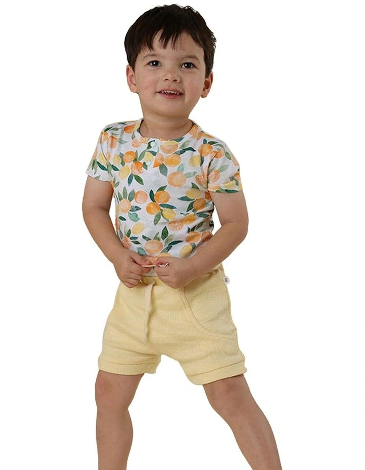 Sunlight Organic Shorts in Yellow image 2