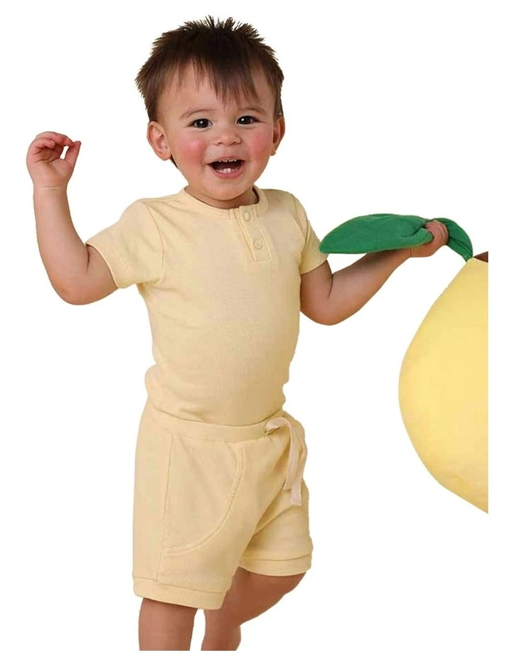 Sunlight Organic Shorts in Yellow image 3