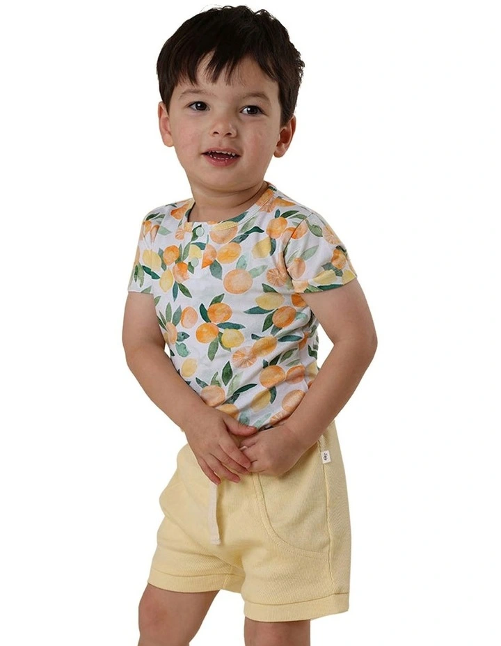 Sunlight Organic Shorts in Yellow image 4