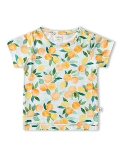 Citrus Squeeze Organic T-Shirt in Orange