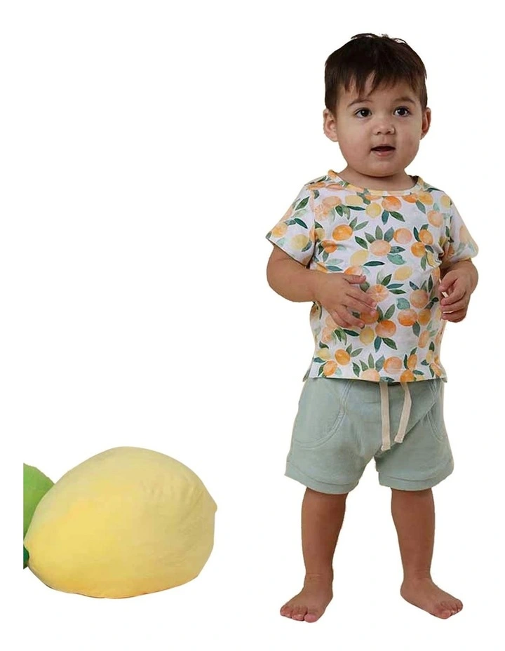 Citrus Squeeze Organic T-Shirt in Orange image 7