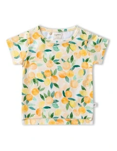 Sunny Citrus Organic T-Shirt in Orange