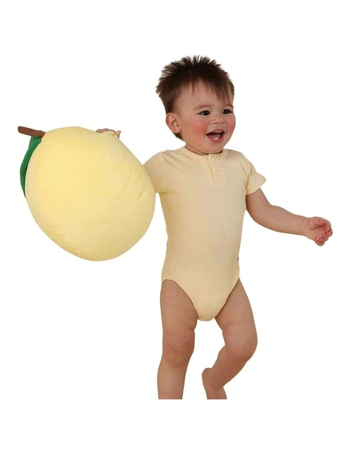 Sunlight Short Sleeve Organic Bodysuit in Yellow image 5