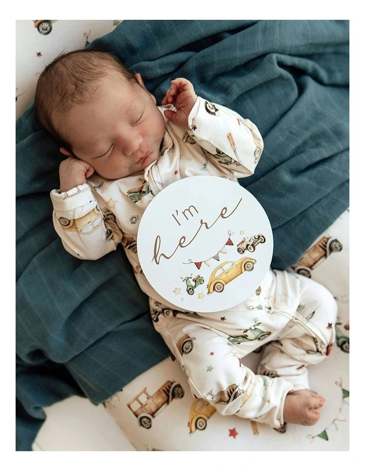 Vintage Cars & Bronze Reversible Milestone Cards image 4