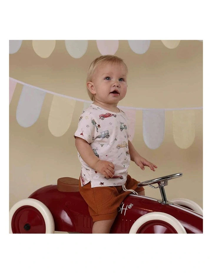 Vintage Cars Organic T-shirt in Multi image 6
