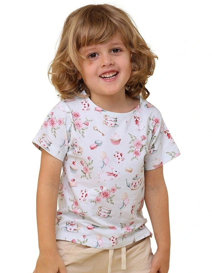 White Rabbit Organic T-shirt in Multi image 3