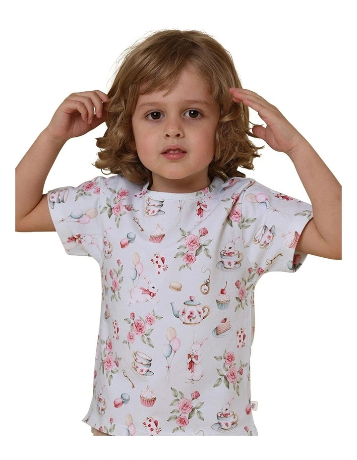 White Rabbit Organic T-shirt in Multi image 5