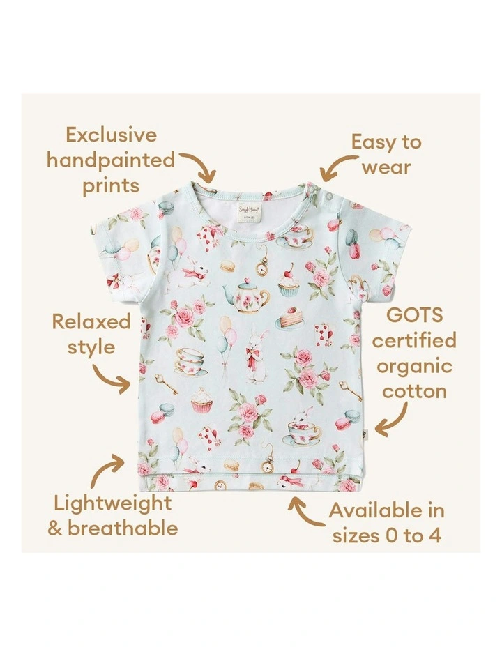 White Rabbit Organic T-shirt in Multi image 6